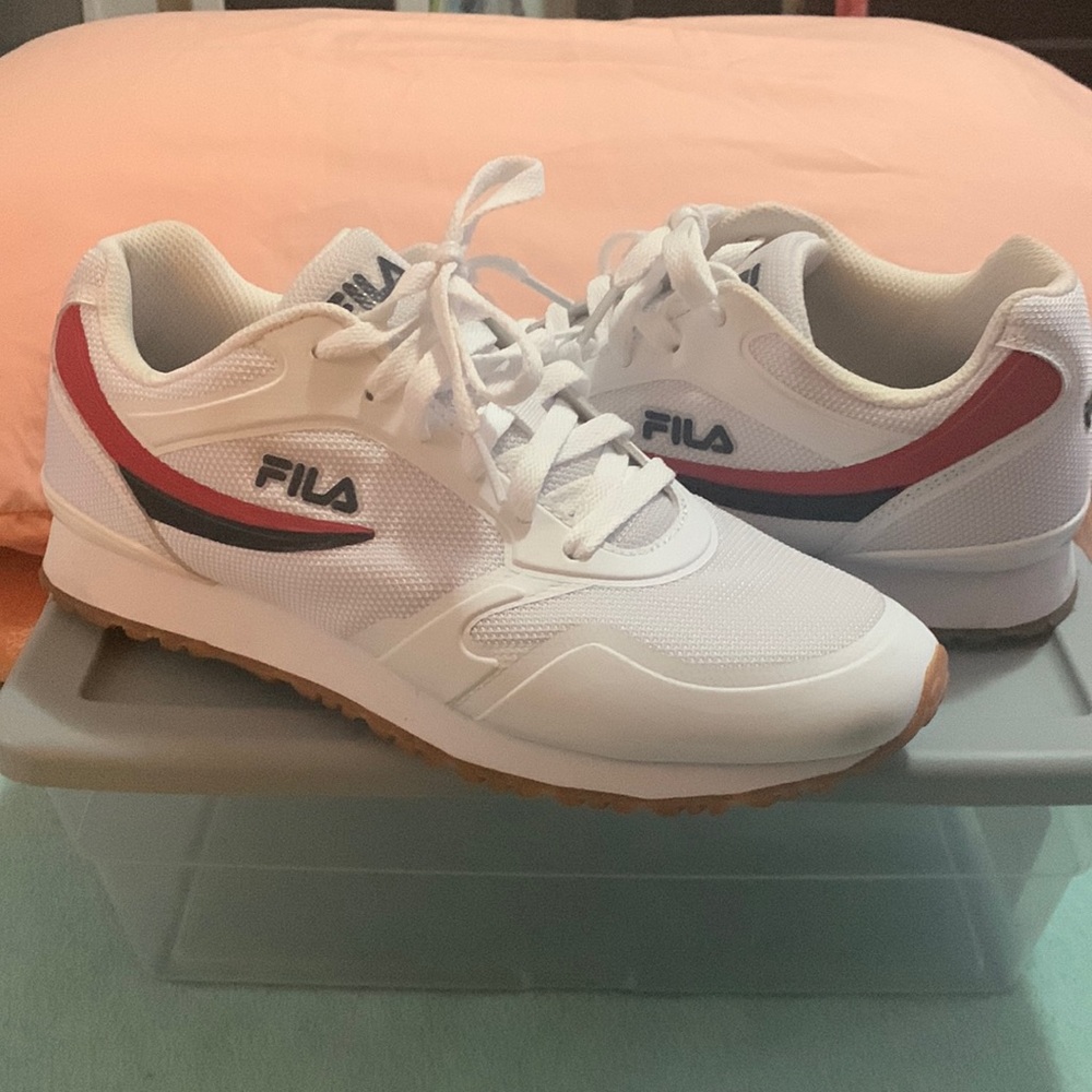 White sneakers